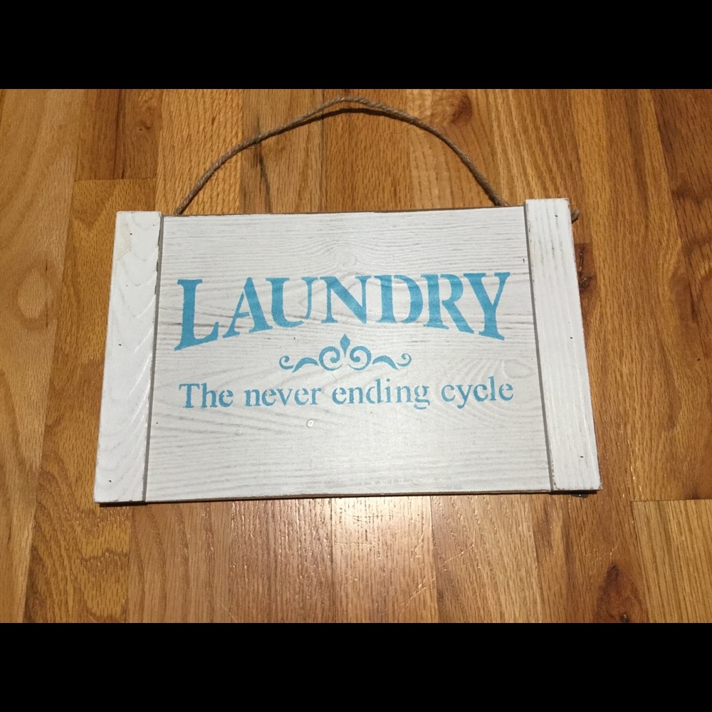 Laundry Wall Plaque